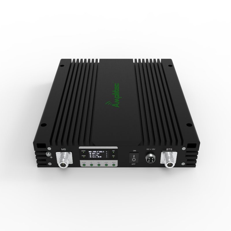 Amplitec 0.5W 27dBm 75dB CE certified ALC AGC ISO 1800 2100 mhz Dual Band repeater 2g 3g 4g mobile cell phone signal booster